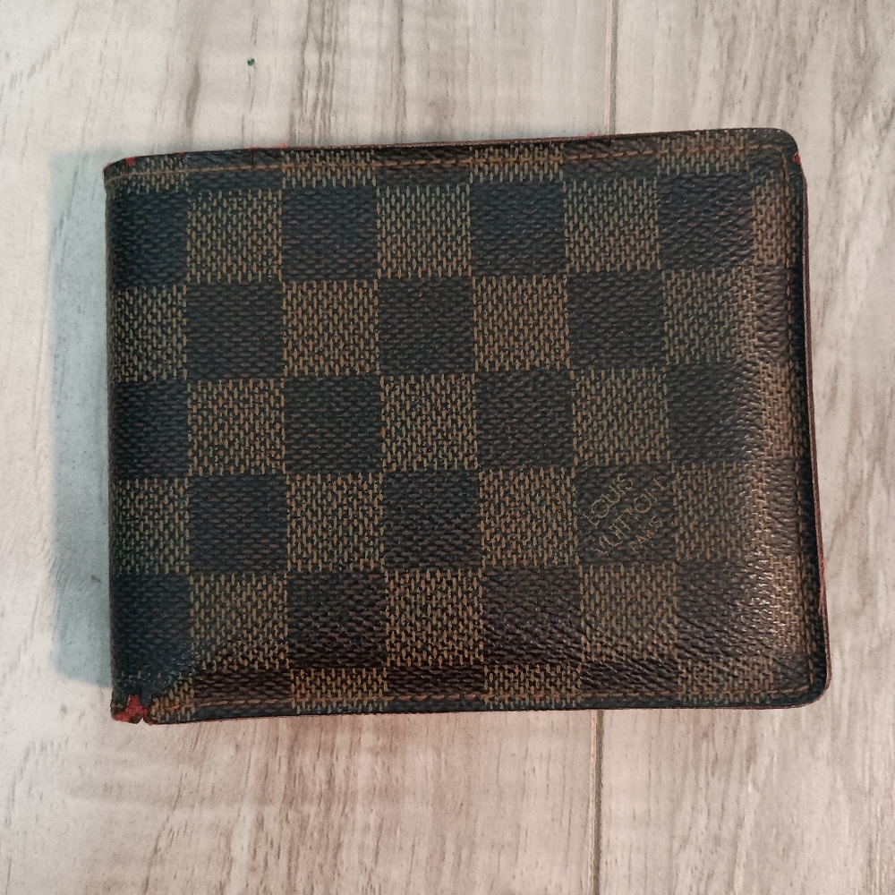 LOUIS VUITTON Damier Ebene Slender Wallet